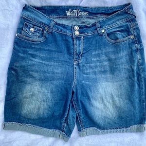 Wallflower Denim Plus Shorts